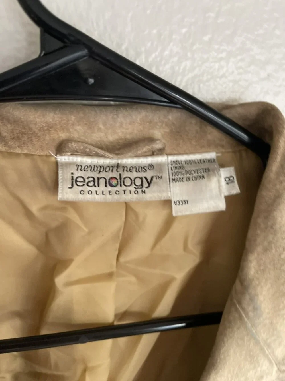 Newport News Jeanology collection 100% leather Western jacket with fringe sz 18 - Picture 9 of 14